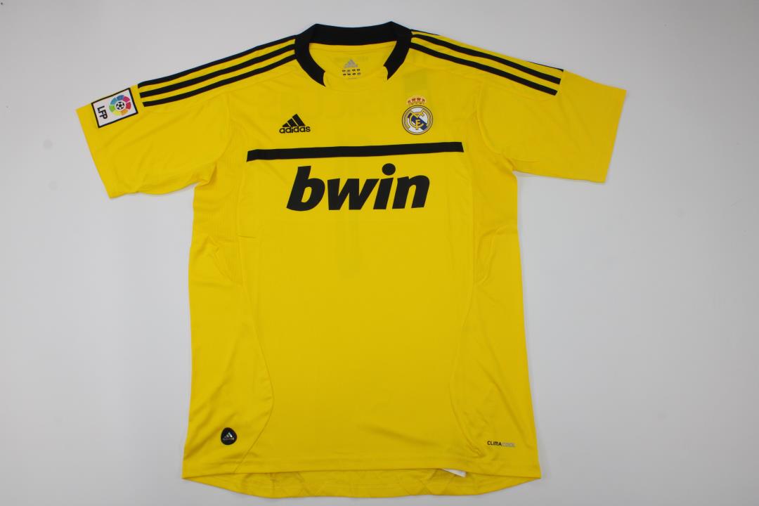 AAA Quality Real Madrid 11/12 GK Yellow Soccer Jersey